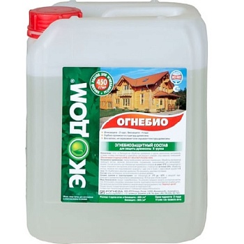 Защитное средство ЭКОДОМ ОГНЕБИО 5кг