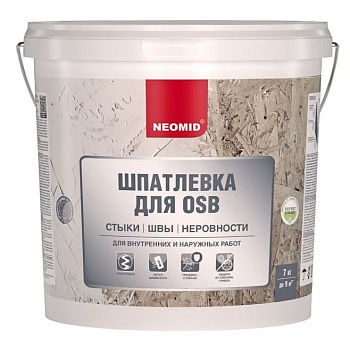 Шпатлевка для плит OSB Neomid, 7 кг