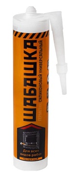 Герметик силикон. универс.прозрачный 280мл ШАБАШКА