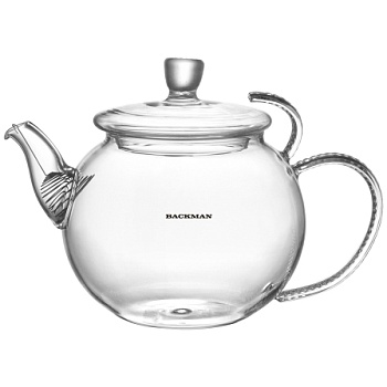 Чайник заварочный BACKMAN ВМ-0305 700мл,стекл.
