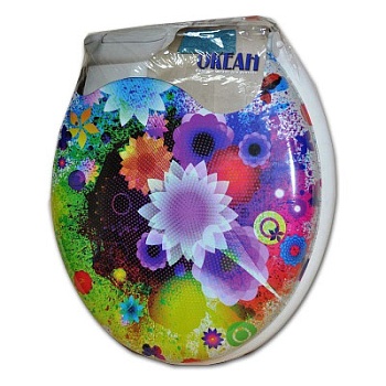 Сиденье д/унитаза мягкое  цв. в ассорт.