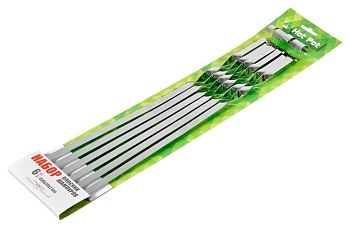 Набор плоских шампуров Hot Pot  45 см 6 шт 6128