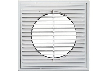 Решетка вентиляционная П1825П (184х253мм) прямоточная с сеткой, Эвент 