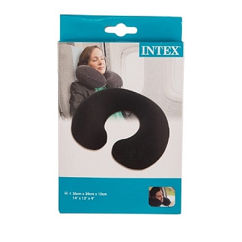 Подушка надувная дорожная 36x30x10см 68675