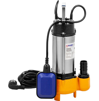 Насос погружной дренажный БЕЛАМОС DWP750 18м3/ч10м-подъем