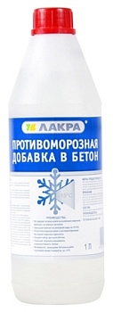 Добавка в цементный раствор Противоморозная 1л. Лакра