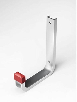 Крюк настенный алюминиевый 110*145 нагрузка 30кг 02.10.01л