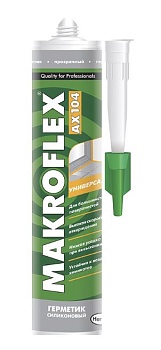 Герметик Силиконовый Makroflex AX104, 290 мл, прозрачный