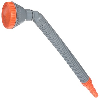 Душ поливочный 1/2"-5/8"-3/4", с длинной рукояткой , изогнутый Sayim