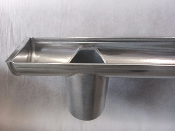 Желоб с заглушкой ф120*1250мм