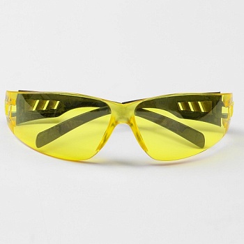 Очки защитные "Классик" желтые с черной дужкой