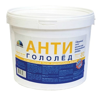 Антигололед 10кг продолжительного действия Радуга
