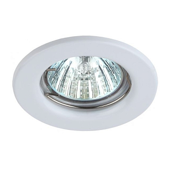 Светильник точечный ST1 WH штампован. MR16 12В 50Вт бел.