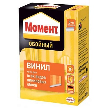 Клей обойн.МОМЕНТ ВИНИЛ 250г ХЕНКЕЛЬ