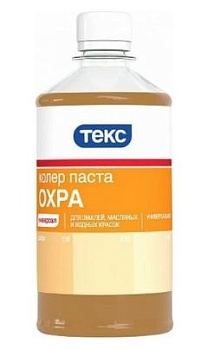 Паста колер. универсальная №9 500мл охра