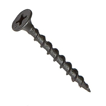 Саморез оксидированный 3,5х41 с потайной головкой КРУПНАЯ резьба
