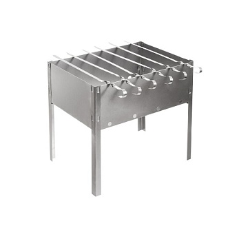 Мангал складной 35х25х35см +6 шампуров 61235