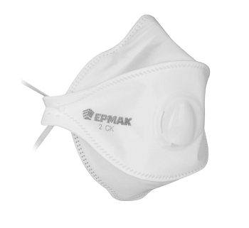 Респиратор 2СК противоаэрозольный с клапан.FFP2, защита от пыли и аэроз. до 12ПДК