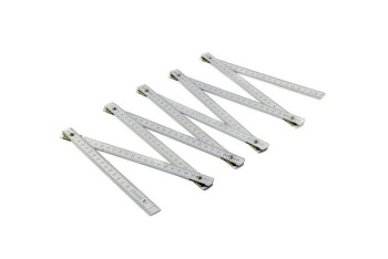 Метр металлический складной