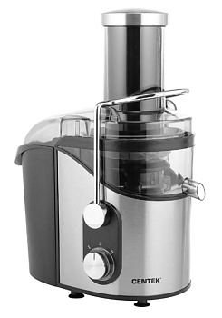 Соковыжималка Centek CT-1212  1200Вт, 2 скор. + Pulse, стакан 1100 мл, горловина 75мм