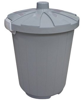 Бак круглый с крышкой 105л.
