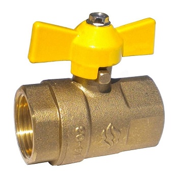 Кран ГАЗ шар. 1/2 г/г баб.