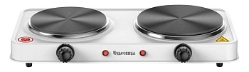 Эл.плитка Чудесница ЭЛП-805 белая,2конф.,2,5кВт,чугун