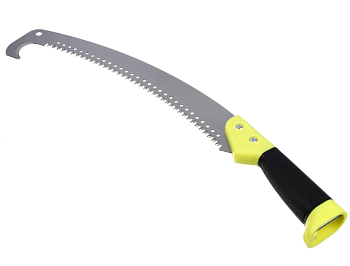 Пила садовая с крюком 51см(37см) . марганцевая сталь 65,TPR. ABC