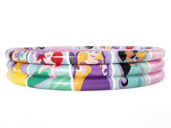 Бассейн детс.надув.бортик 3кольца122х25см 91047