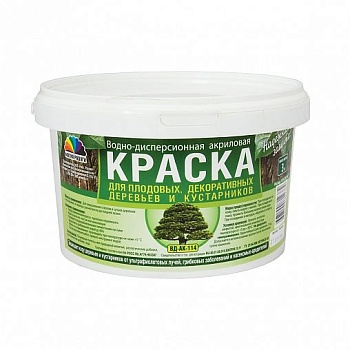 Краска д/сад.дер. акриловая 3кг 
