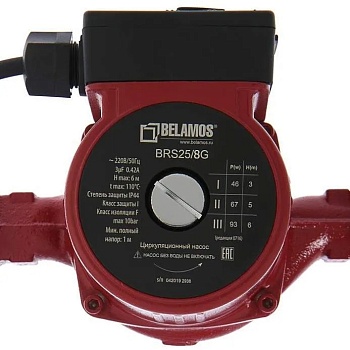 Насос циркуляционный BELAMOS BRS25/8G(180мм)