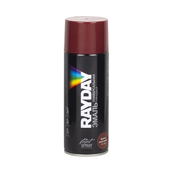 Краска эмаль аэрозольная красно-коричн. RayDay