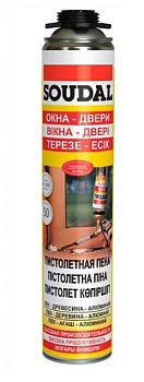 Пена монтажная проф "Soudal Yellow" 750мл.