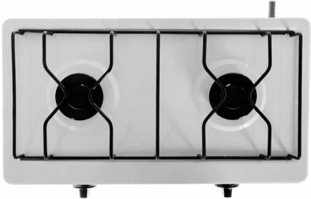 3. Плита газовая настольная Мечта-200М белая газовая 2конф.прис.комп.