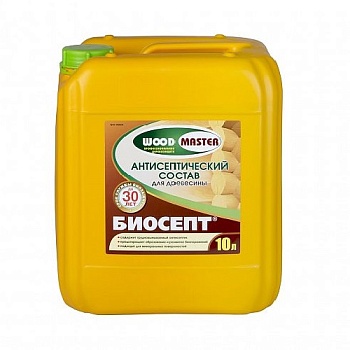 Защитное средствово Антисептик для дерева Woodmaster Биосепт-ультра, 10 кг