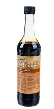 Лак для дерева ХВ-784 0,5л Орех Лакра