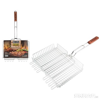 Гриль-решетка универ. со съмной ручкой+веер в подарок 61532