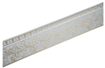 Бленда "Кружево" ПВХ Золото/белый (7см) Магеллан