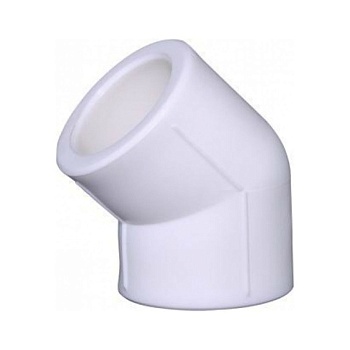 Угол  полипропиленовый  Д 20 х 45гр.