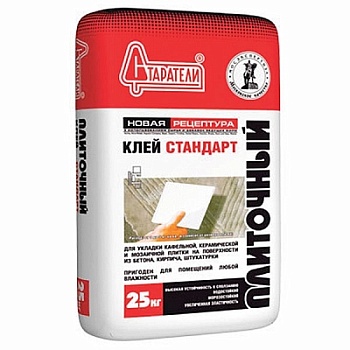 Клей плиточный Стандарт 25кг (Старатели)/63