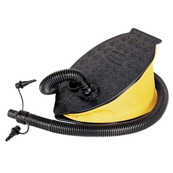 Насос воздушный ножной, 2 л, 23х15 см, 3 насадки, Bestway, 62023