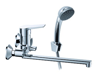 Смеситель д/ванны KONNER HIT 1600 с длин. изливом