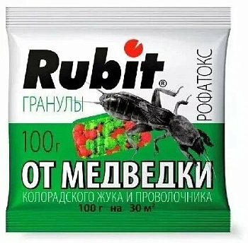 Рубит гранулы от медведки 100гр.