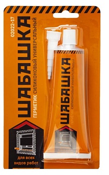 Герметик силикон. универс.прозрачный 85мл ШАБАШКА