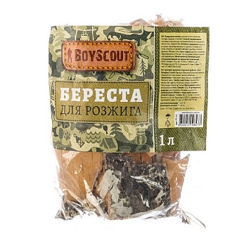 Береста для розжига 1,0 л BOYSCOUT  61147
