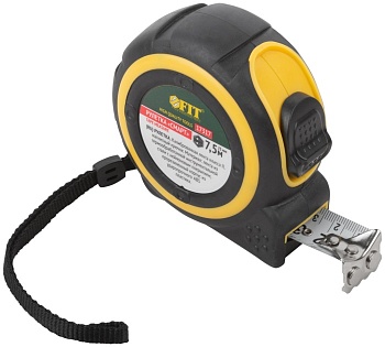 Рулетка 10*25ммм, магнит, прорезиненый корпус, СМАРТ