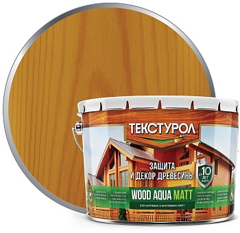 Защитн.ср. Текстурол Aqua 10л. Дуб