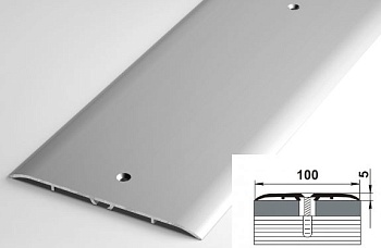 Порог стык ПС-05 Дуб дымчатый 0,9м Н100мм 045
