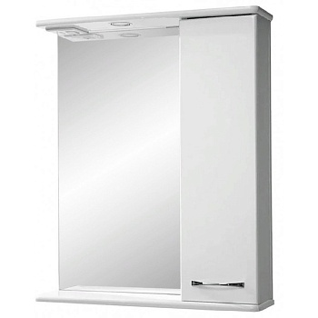 Шкаф зеркальный ПРИМА 60 правое с подсвет.