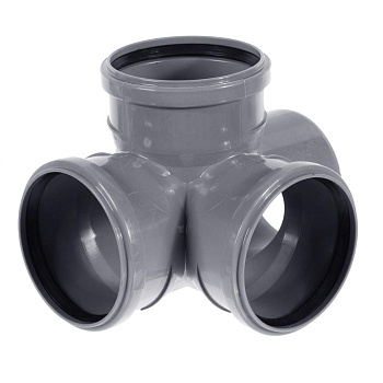 Крестовина ПНД 50/50/50 *90 двухплоскостной